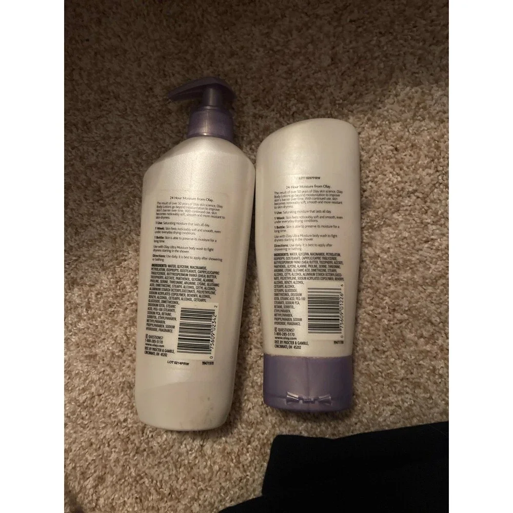 Olay Ultra Moisture with Shea Butter two pack Body lotions NWT